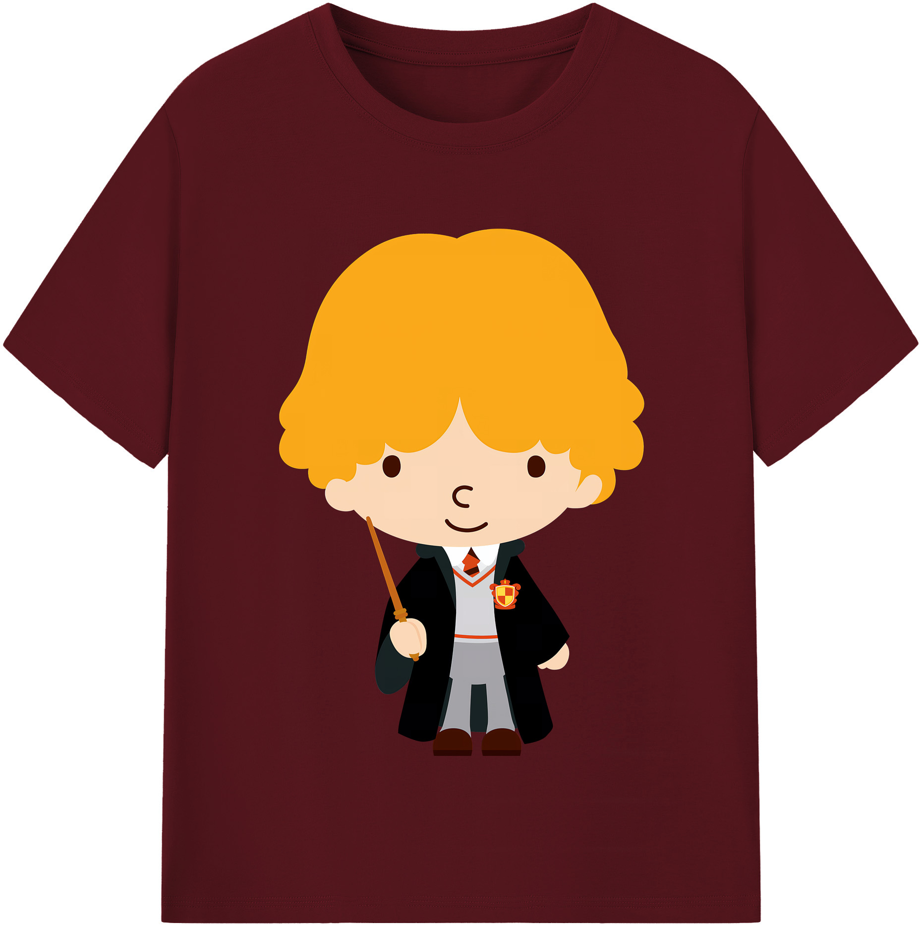 （画像用） Harry Potter ハリー・ポッターシリーズ 綿100％半袖Tシャツ（フロントプリント）